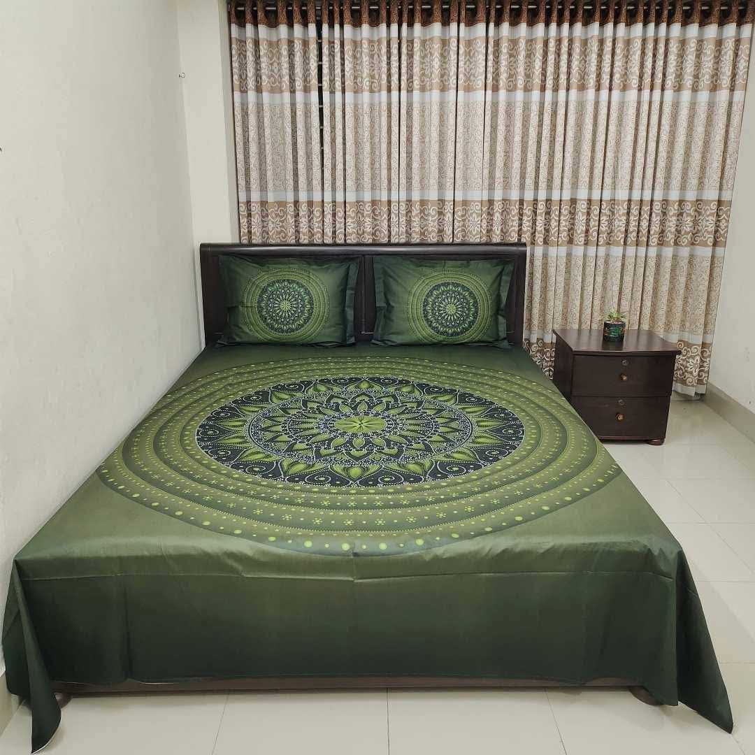Exclusive 100% Cotton Bed Sheet 7.5 feet by 8 feet
