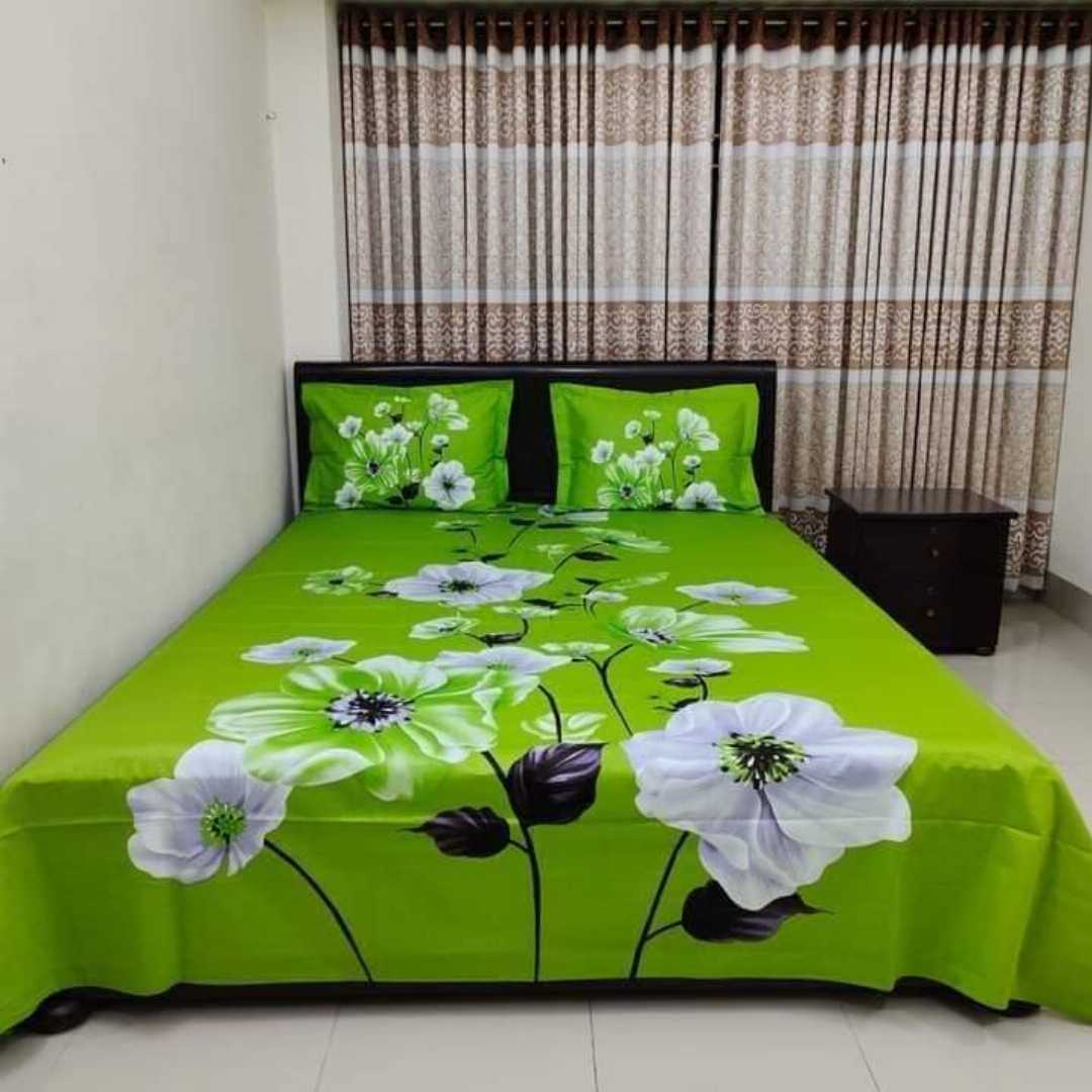 Exclusive 100% Cotton Bed Sheet 7.5 feet by 8 feet