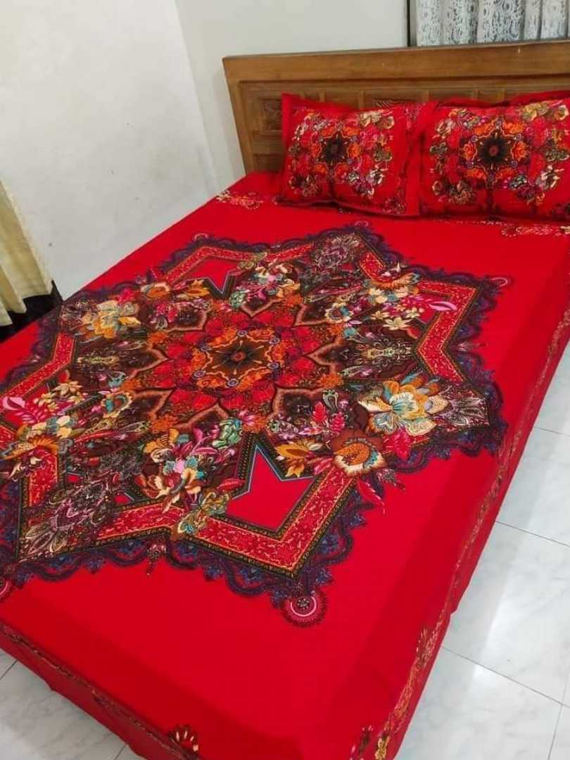 Exclusive 100% Cotton Bed Sheet 7.5 feet by 8 feet