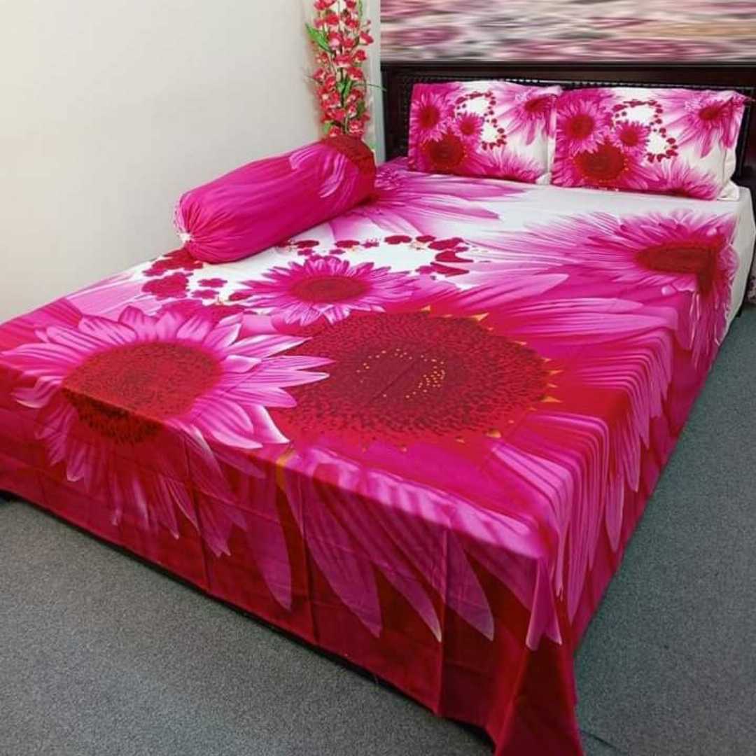 Exclusive 100% Cotton Bed Sheet 7.5 feet by 8 feet