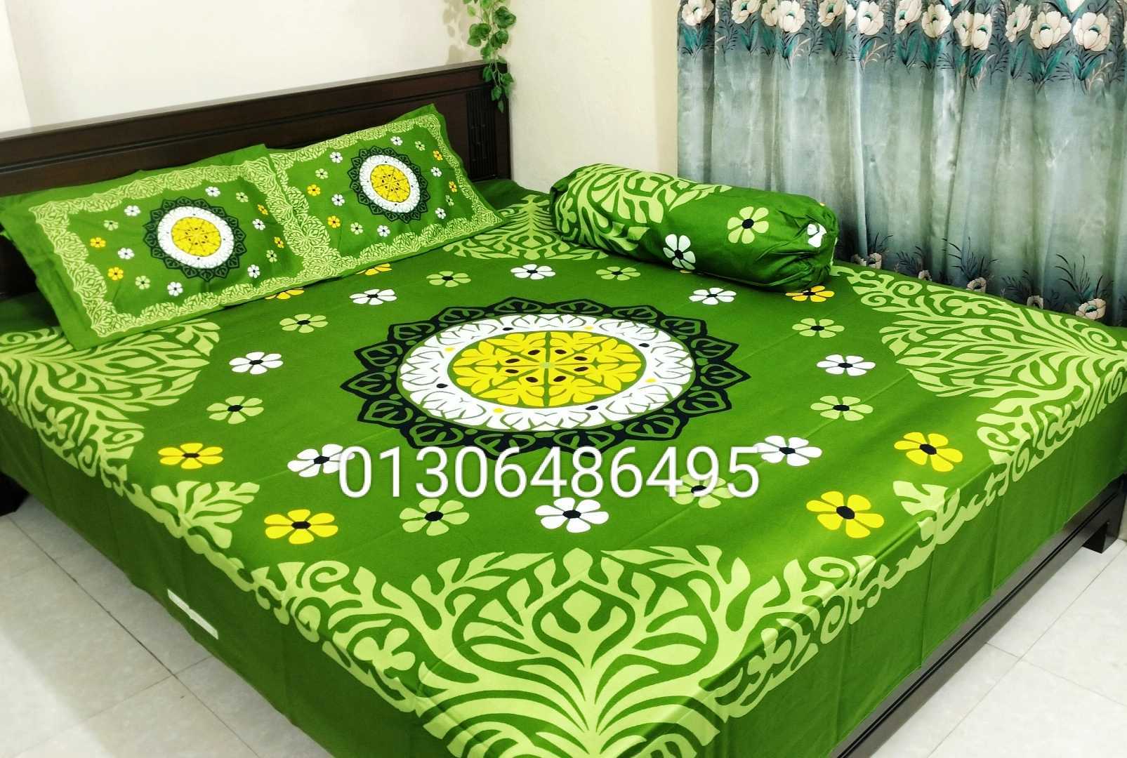 Exclusive 100% Cotton Bed Sheet 7.5 feet by 8 feet
