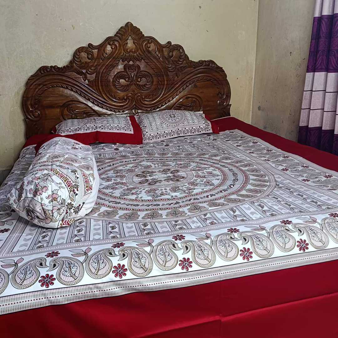 Exclusive 100% Cotton Bed Sheet 7.5 feet by 8 feet
