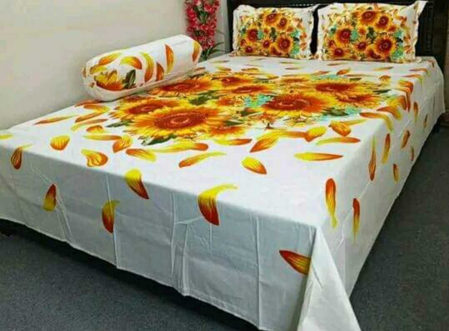 Exclusive 100% Cotton Bed Sheet 7.5 feet by 8 feet