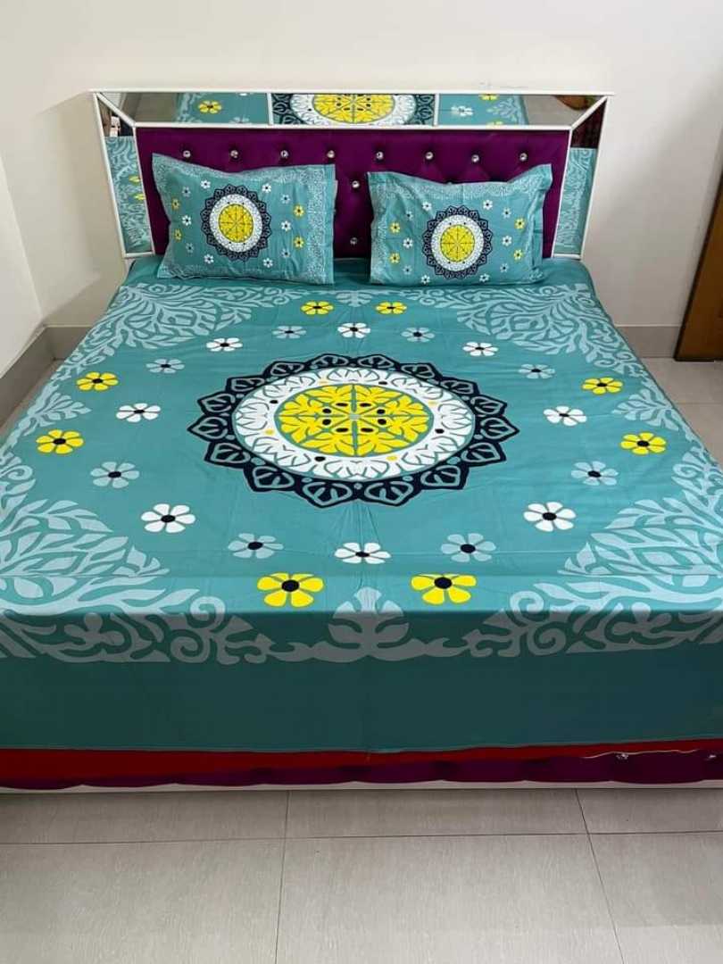 Exclusive 100% Cotton Bed Sheet 7.5 feet by 8 feet