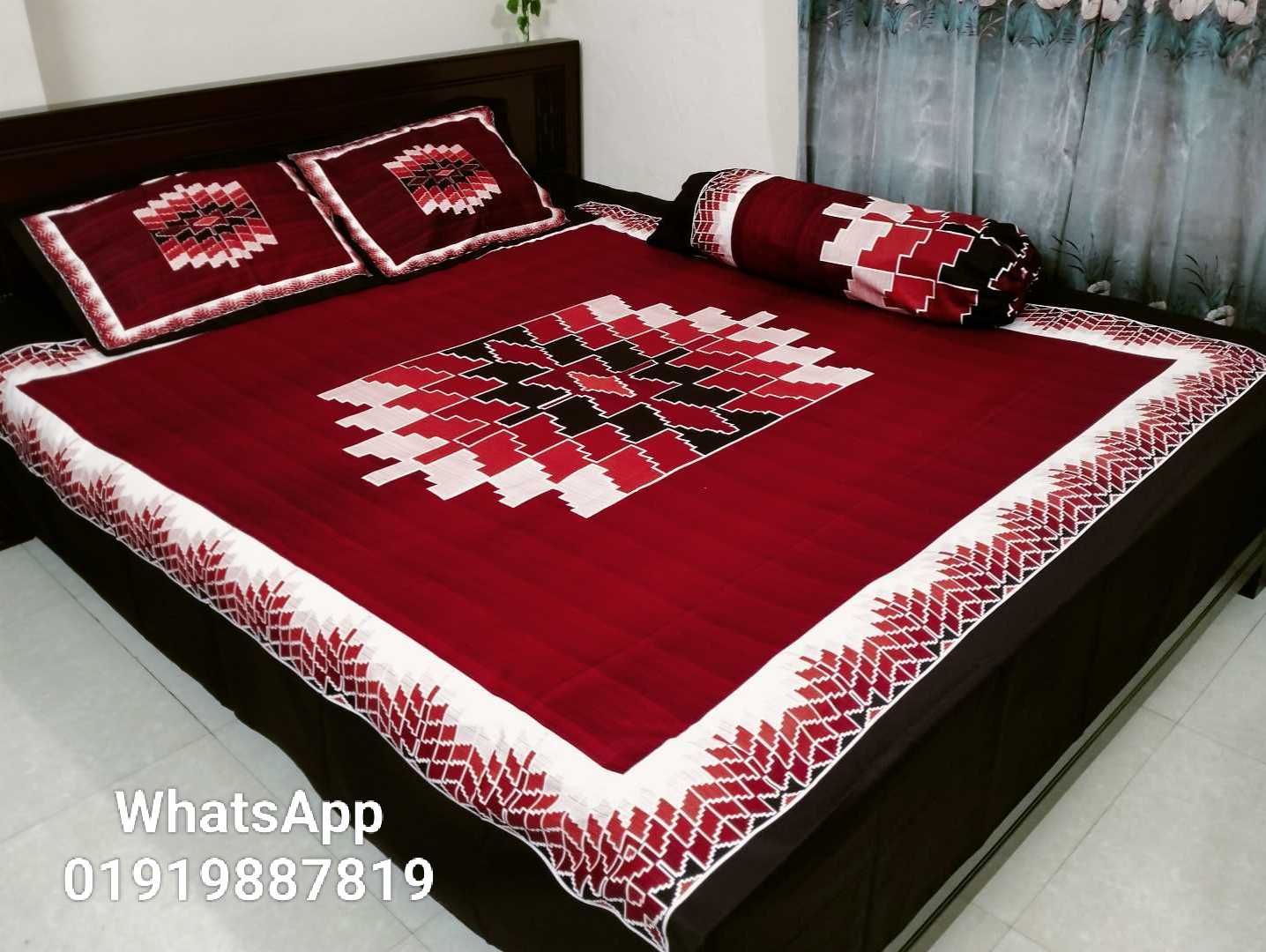 Exclusive 100% Cotton Bed Sheet 7.5 feet by 8 feet