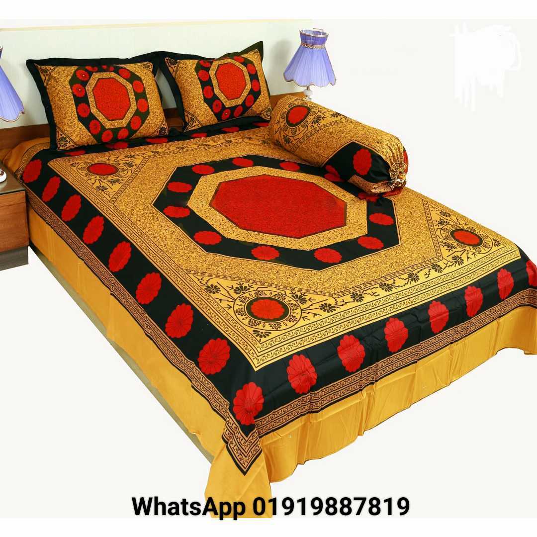 Exclusive 100% Cotton Bed Sheet 7.5 feet by 8 feet