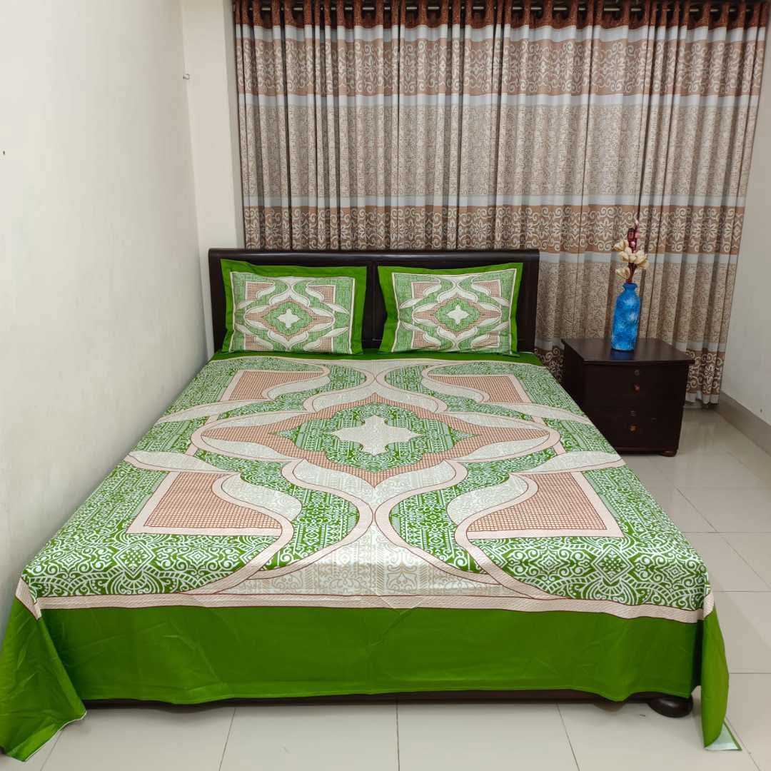 Exclusive 100% Cotton Bed Sheet 7.5 feet by 8 feet