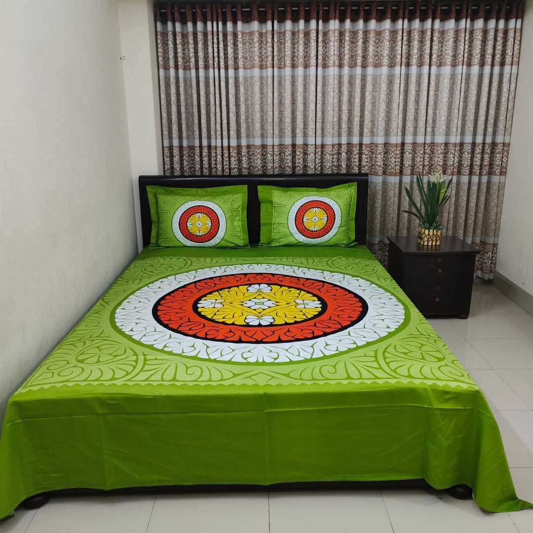 Exclusive 100% Cotton Bed Sheet 7.5 feet by 8 feet
