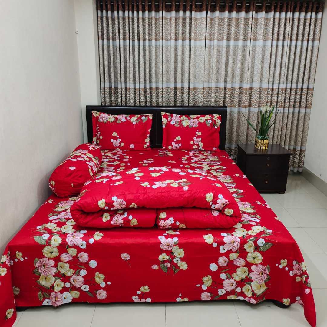 ৫,পিছ,সেট,প্রিমিয়াম,কোয়ালিটি,টুইল,কটন,ফেব্রিক্স,কমফোর্টার