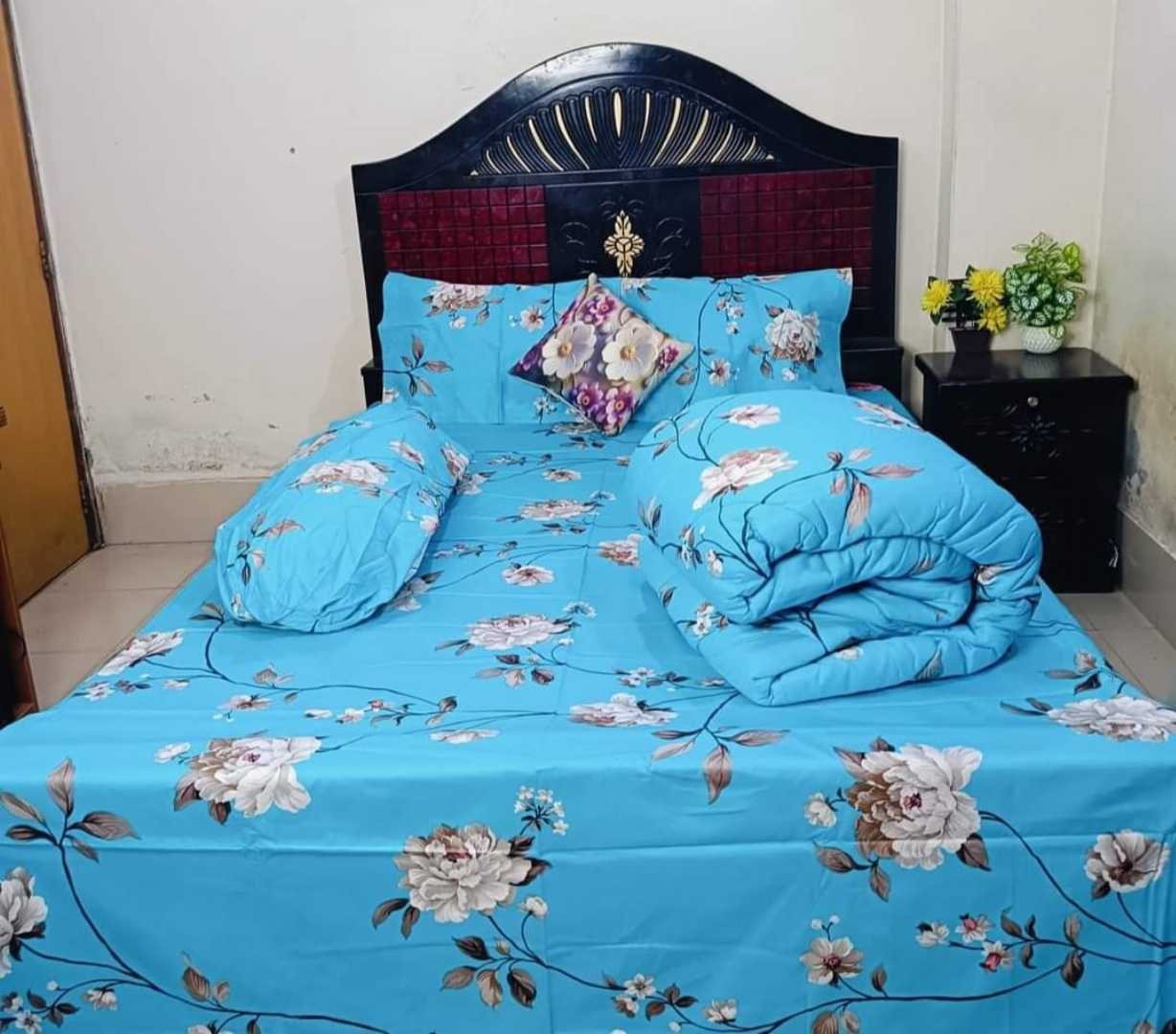 ৫,পিছ,সেট,প্রিমিয়াম,কোয়ালিটি,টুইল,কটন,ফেব্রিক্স,কমফোর্টার