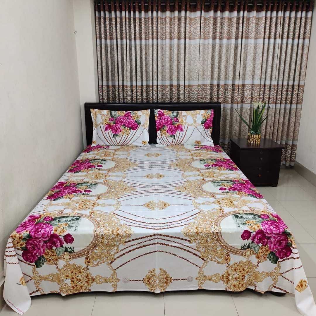 Exclusive,100%,Cotton,Bed,Sheet,7.5,feet,by,8,feet