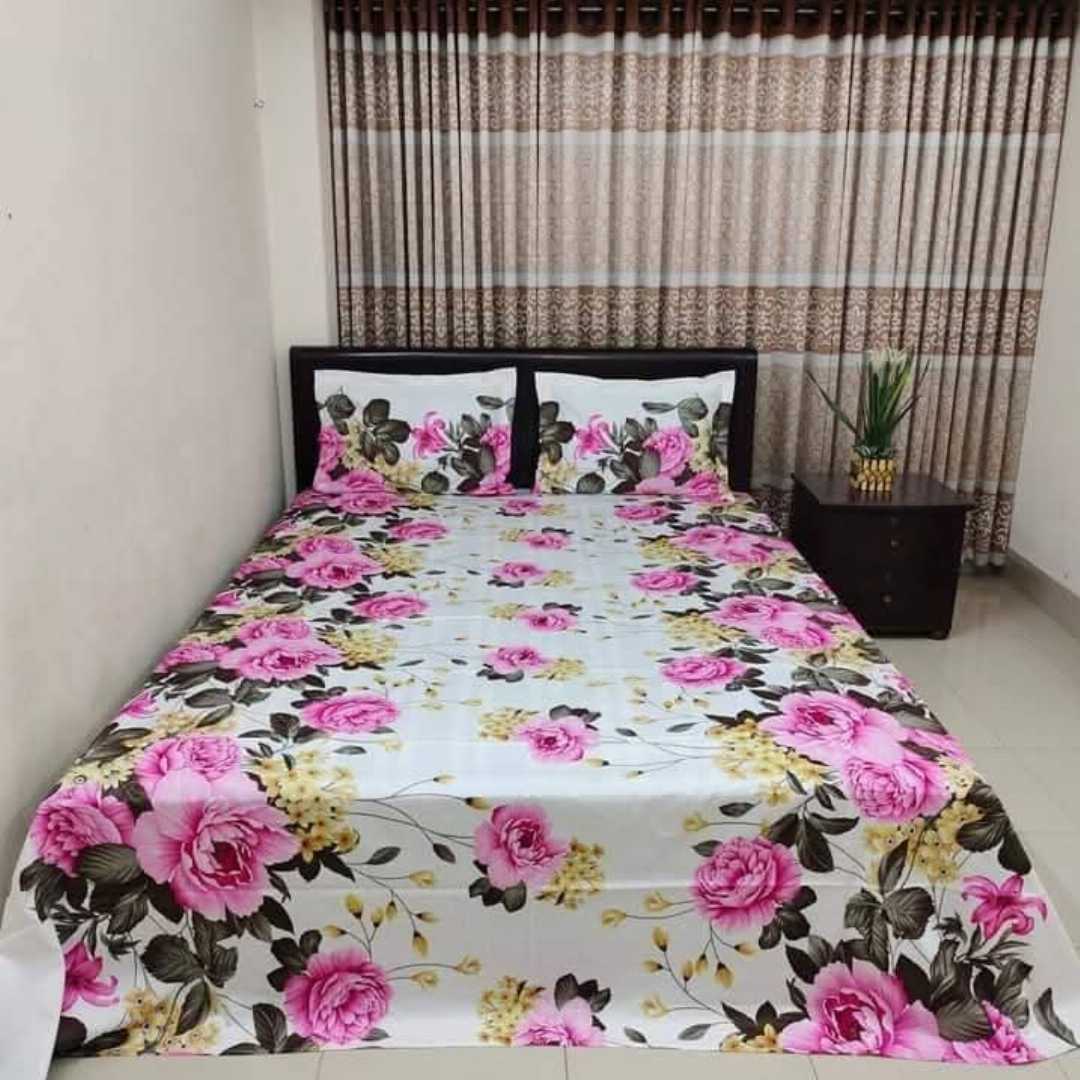 Exclusive,100%,Cotton,Bed,Sheet,7.5,feet,by,8,feet