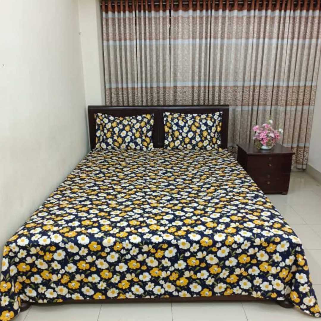 Exclusive,100%,Cotton,Bed,Sheet,7.5,feet,by,8,feet