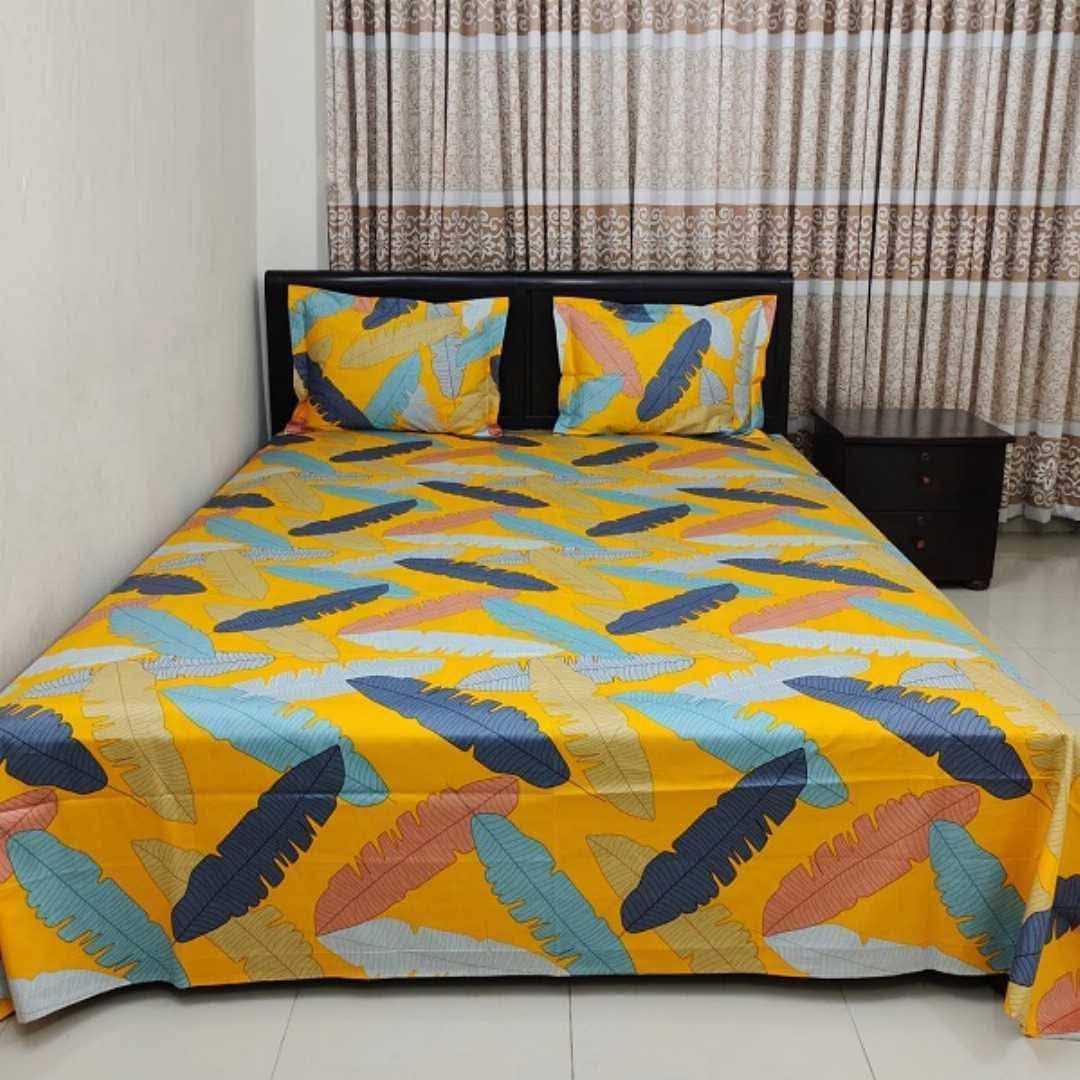 Exclusive,100%,Cotton,Bed,Sheet,7.5,feet,by,8,feet