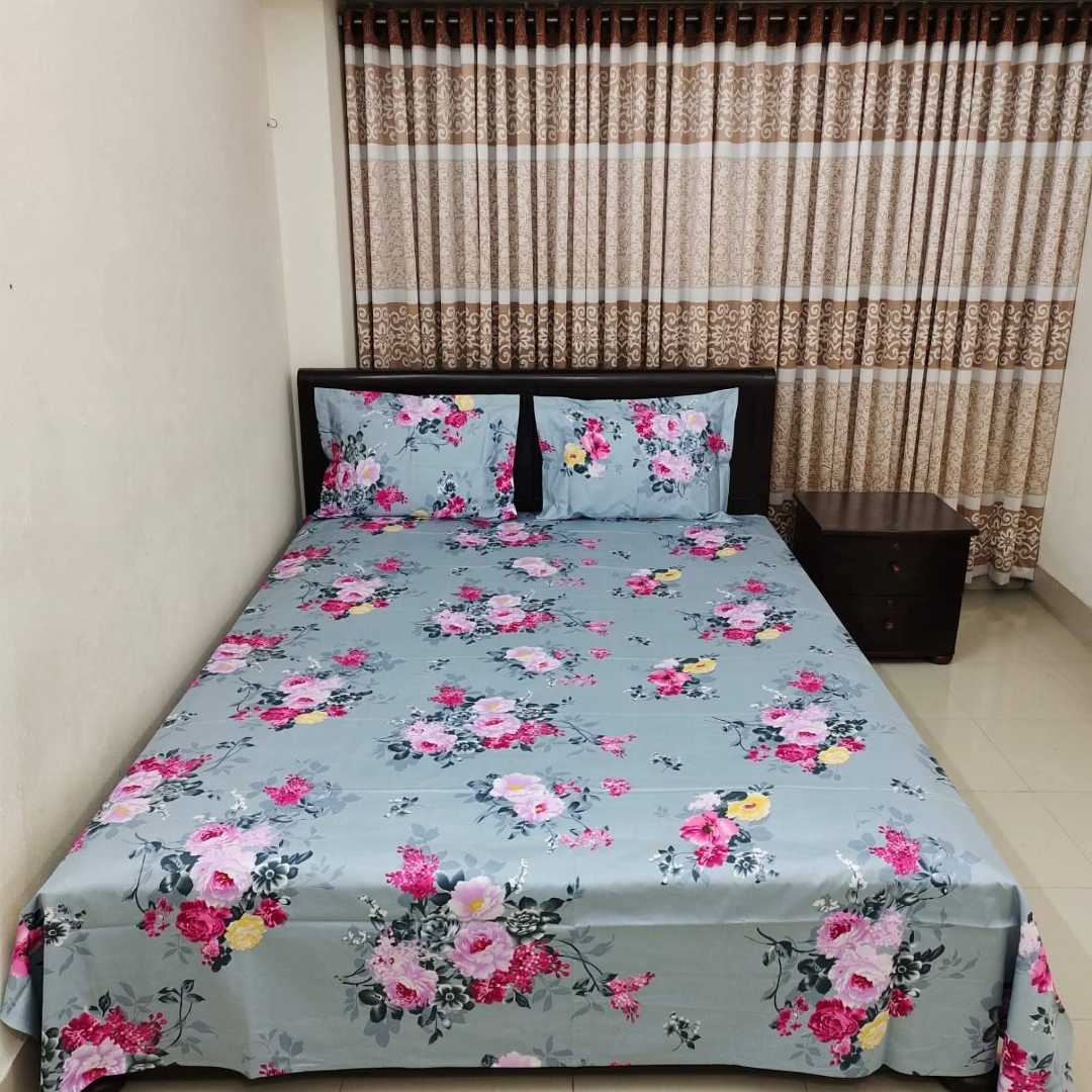 Exclusive,100%,Cotton,Bed,Sheet,7.5,feet,by,8,feet