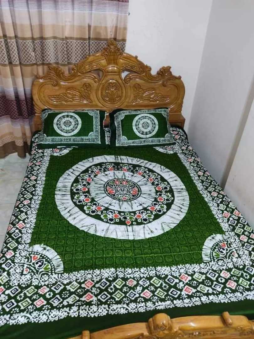 Exclusive 100% Cotton Bed Sheet 7.5 feet by 8 feet