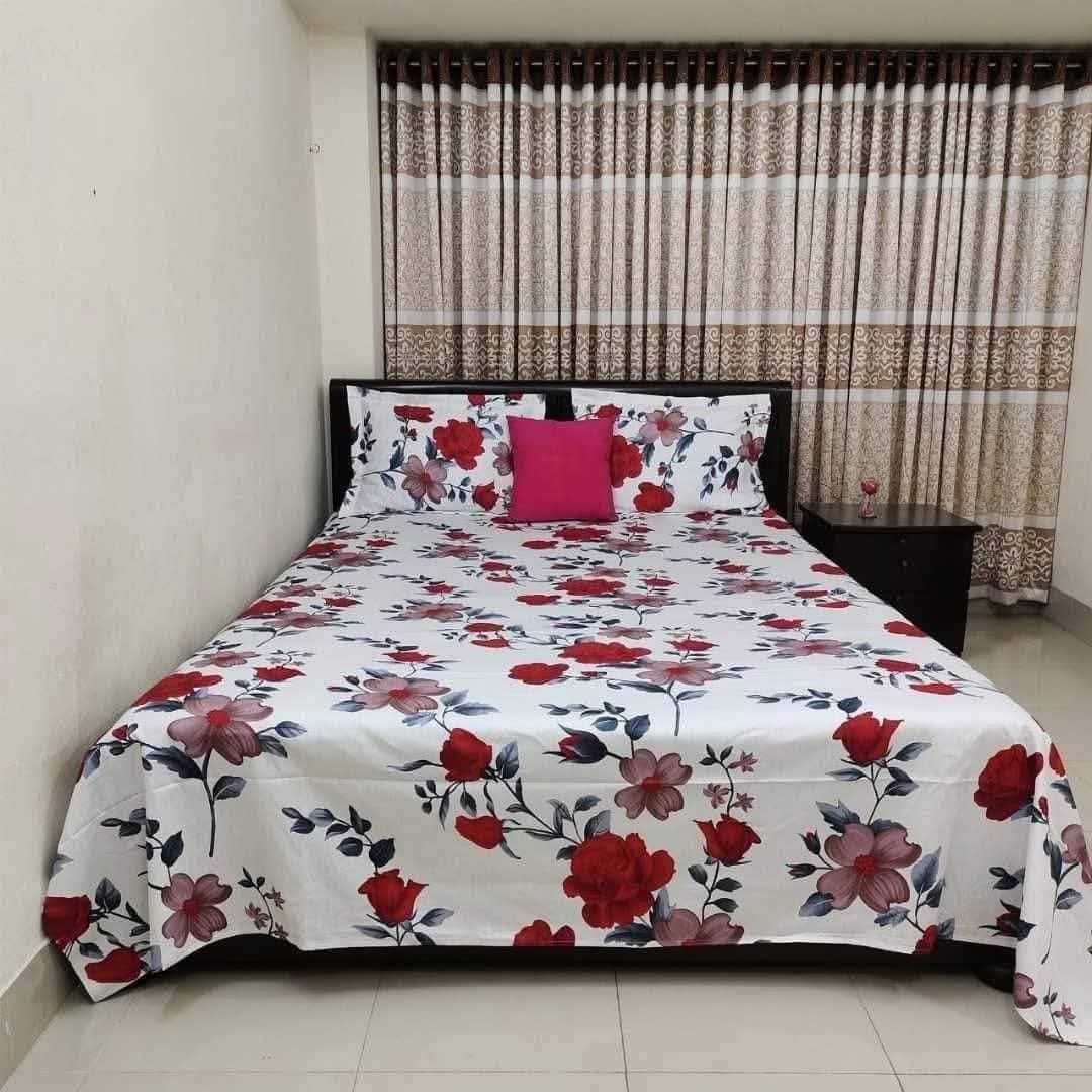 Exclusive,100%,Cotton,Bed,Sheet,7.5,feet,by,8,feet