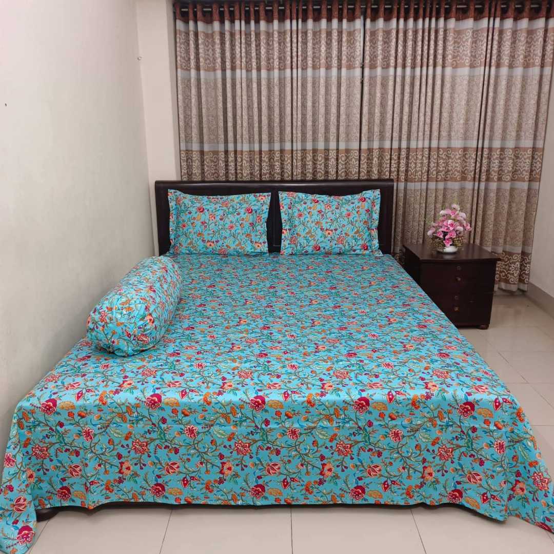 Exclusive,100%,Cotton,Bed,Sheet,7.5,feet,by,8,feet