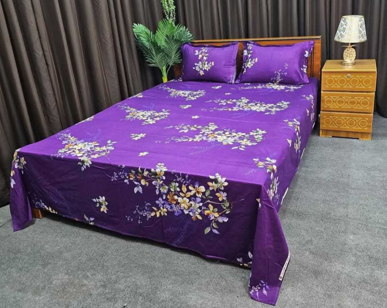 Exclusive,100%,Cotton,Bed,Sheet,7.5,feet,by,8,feet