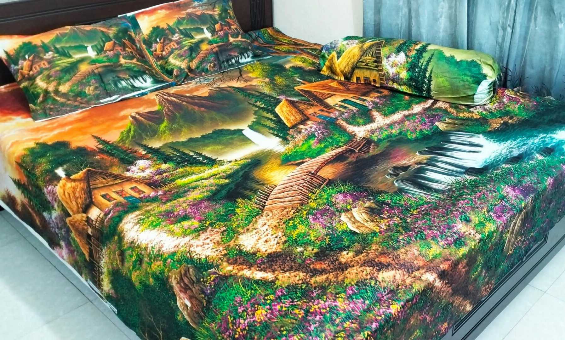 Exclusive 100% Cotton Bed Sheet 7.5 feet by 8 feet