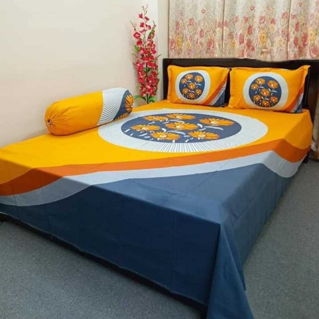 Exclusive 100% Cotton Bed Sheet 7.5 feet by 8 feet