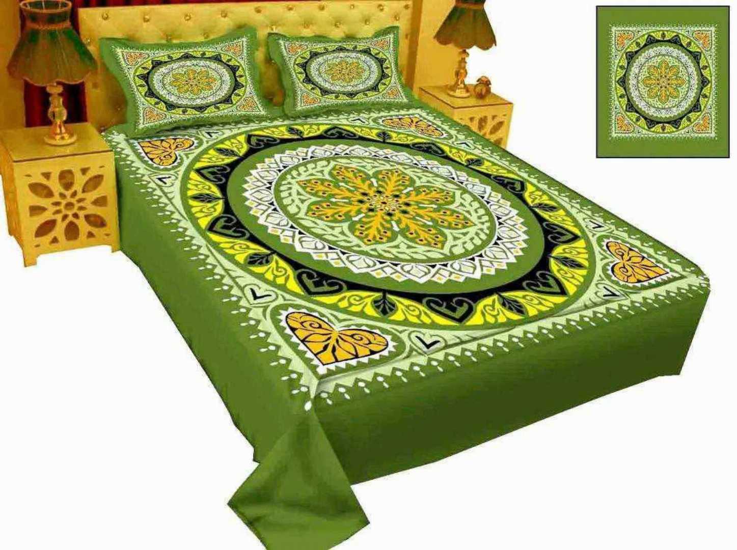 Exclusive 100% Cotton Bed Sheet 7.5 feet by 8 feet