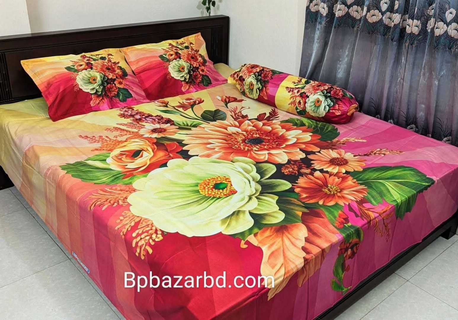 Exclusive 100% Cotton Bed Sheet 7.5 feet by 8 feet