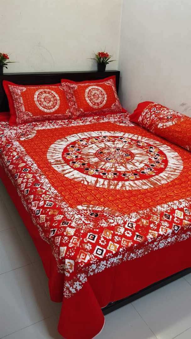 Exclusive 100% Cotton Bed Sheet 7.5 feet by 8 feet