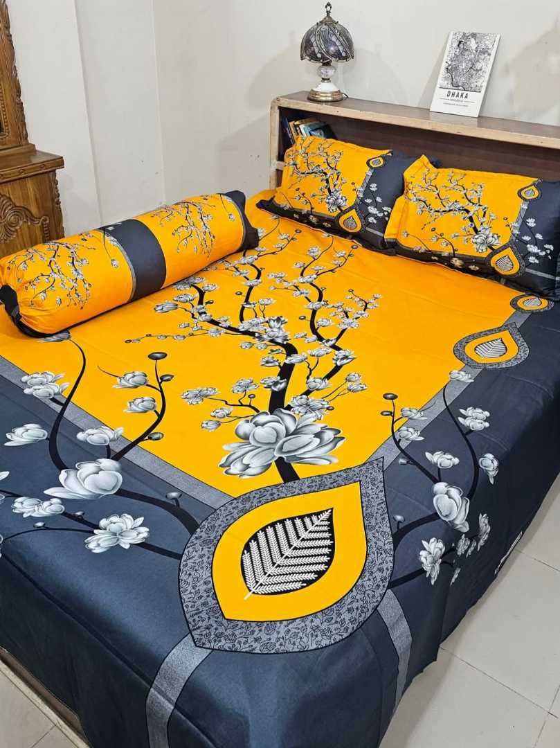 Exclusive 100% Cotton Bed Sheet 7.5 feet by 8 feet
